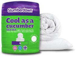 Cool as a Cucumber 45 Tog - Duvet and Pillow Set - Kingsize